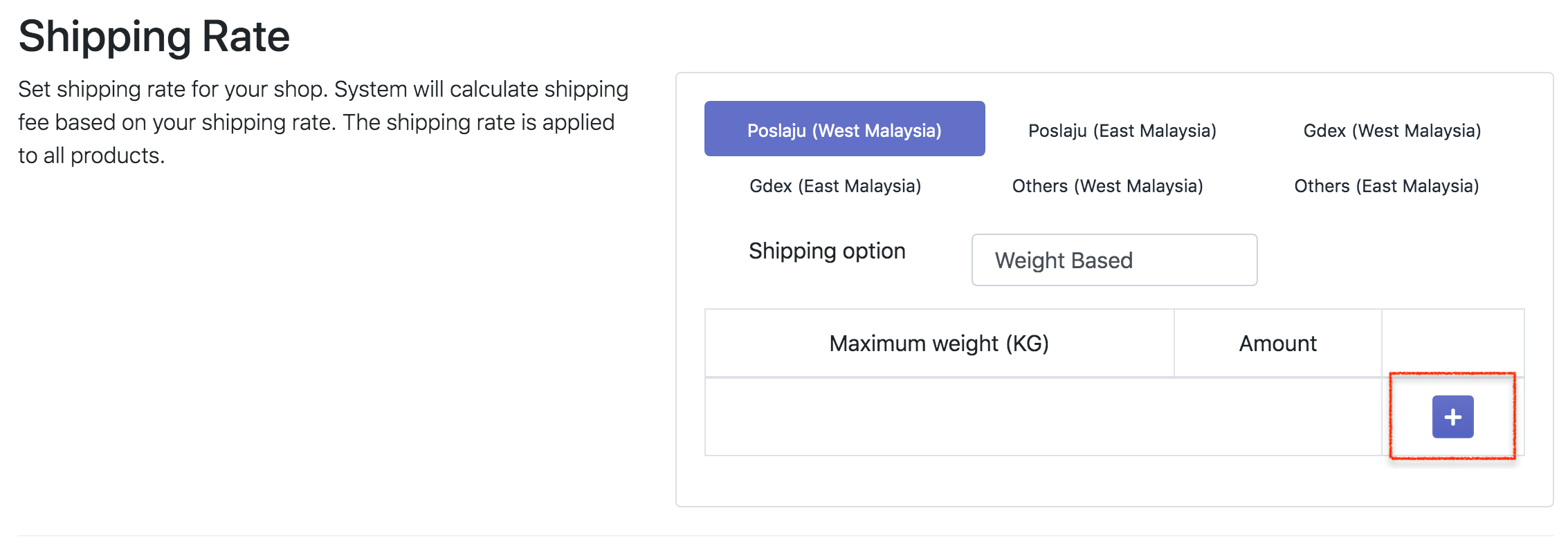 Setting Shopee Shipping Rate Mices Ecommerce Solution Provider Malaysia